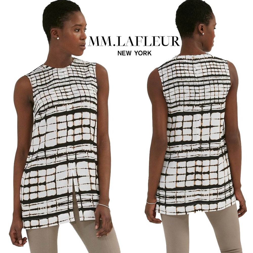 MM Lafleur The Coppola Top Trestle Ivory Size M